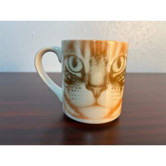 Braldt Bralds Coffee Mugs Set of 2 Cats American Short Hair Mixed Bag Calico - Picture 4 of 9